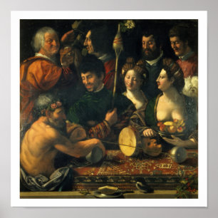Witchcraft or Allegory of Hercules, c.1535 (olie o Poster