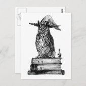 Witchcraft owl Halloween Briefkaart (Voorkant / Achterkant)