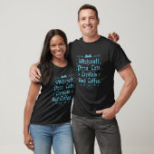 Witchcraft Pizza Cats Crystals & Coffee Wiccan Wit T-shirt (Unisex)
