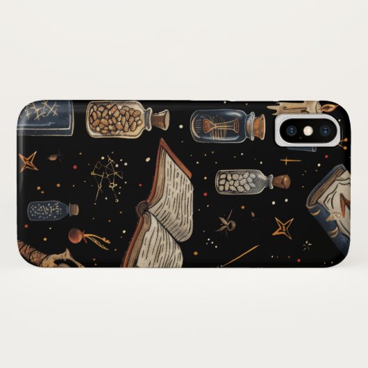 Witchcraft Potion Pattern – Halloween Magic Case-Mate iPhone Case (Achterkant (horizontaal))