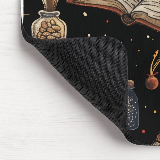 Witchcraft Potion Pattern – Halloween Magic Muismat (Hoek)