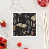 Witchcraft Potion Pattern – Halloween Magic Servet (Insitu)