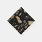 Witchcraft Potion Pattern – Halloween Magic Servet (Hoek)