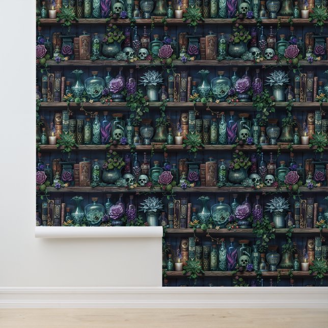 Witchcraft spreuken en drankjes patroon behang (Applicatie)