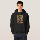 Witchcraft Tarot Card Halloween Hoodie (Voorkant volledig)