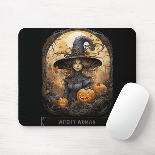  Witchcraft Wiccan Gothic Witchy Halloween Muismat (Met muis)