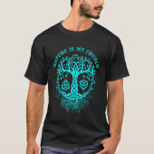 Witchcraft Wiccan Pagan Tree Of Life 9 T-shirt (Voorkant)