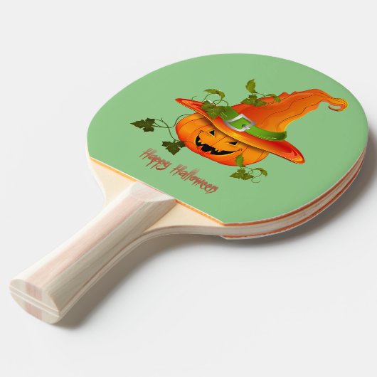 Witchcraft Wonder: Halloween Ping Pong Paddle Tafeltennisbatje (Voorkant Gekanteld)