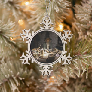 Witche Keuken Museum, Hekserij & MAGIE Tin Sneeuwvlok Ornament