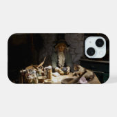 Witche Keuken Museum van de Witte Heks, Hekserij & iPhone 15 Case (Achterkant horizontaal)