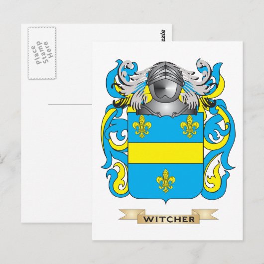 Witcher Family Crest (wapenschild) Briefkaart (Voorkant / Achterkant)