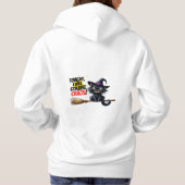 Witcher's Chaos: Zwarte katten in actie Hoodie (Achterkant)