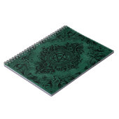 Witchery Flourish | Emerald Green Fantasy Pentacle Notitieboek (Linkerzijde)
