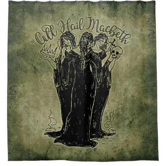 Witches All Hail Mabeth Douchegordijn (Voorkant)