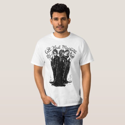 Witches All Hail Mabeth T-shirt (Voorkant volledig)