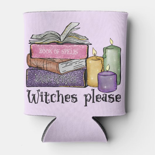 Witches alsjeblieft | Voor boekenoverloop | Librar Blikjeskoeler (Voorkant)