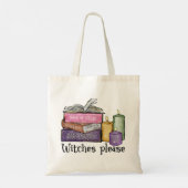 Witches alsjeblieft | Voor boekenoverloop | Librar Tote Bag (Achterkant)