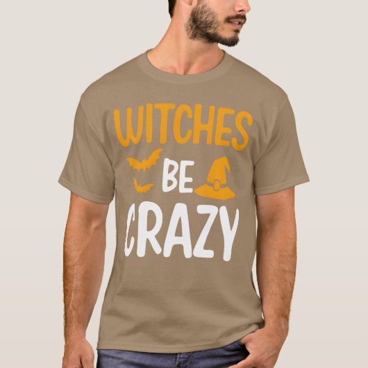 Witches Be Crazy Halloween jongen T-shirt (Voorkant)