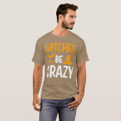 Witches Be Crazy Halloween jongen T-shirt (Voorkant volledig)