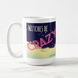 Witches Be Crazy (pink) mug Koffiemok