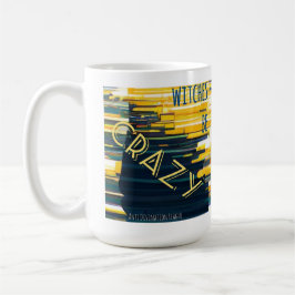 Witches Be Crazy (yellow) mug Koffiemok