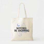 Witches Be Shopping - Periwinkle Tote Bag (Voorkant)