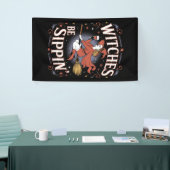 Witches Be Sippin' Halloween Holiday Spooky Spandoek (Beurs)