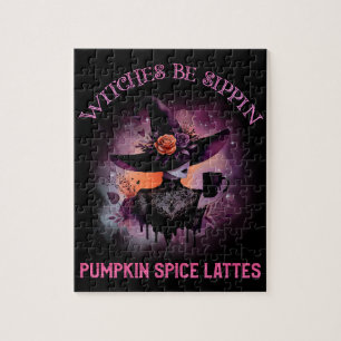Witches Be Sippin’ Pumpkin Spice Lattes Legpuzzel
