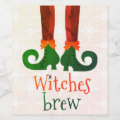 Witches Brew 2 Wijn Etiket (Enkel label)