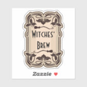 Witches’ Brew Apothecary Verticaal Label (Vel)