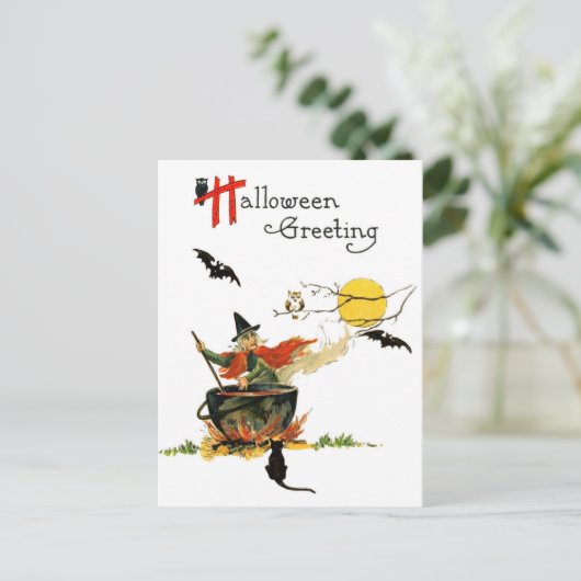 Witches Brew Briefkaart (Staand voorkant)