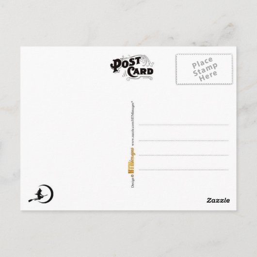 Witches Brew Briefkaart (Achterkant)