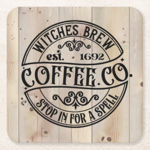 Witches Brew Coffee Co Kartonnen Onderzetters