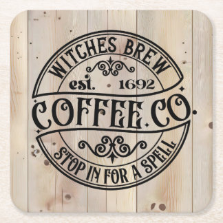 Witches Brew Coffee Co Kartonnen Onderzetters