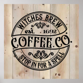 Witches Brew Coffee Co Poster