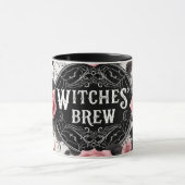 Witches’ Brew Gothic Floral Design Mok (Midden)