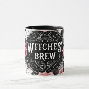 Witches’ Brew Gothic Floral Design Mok