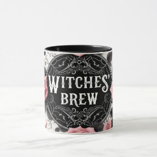 Witches’ Brew Gothic Floral Design Mok