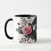 Witches’ Brew Gothic Floral Design Mok (Links)