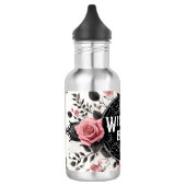 Witches’ Brew Gothic Floral Design Waterfles (Links)