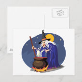 Witches Brew Halloween Briefkaart (Voorkant / Achterkant)