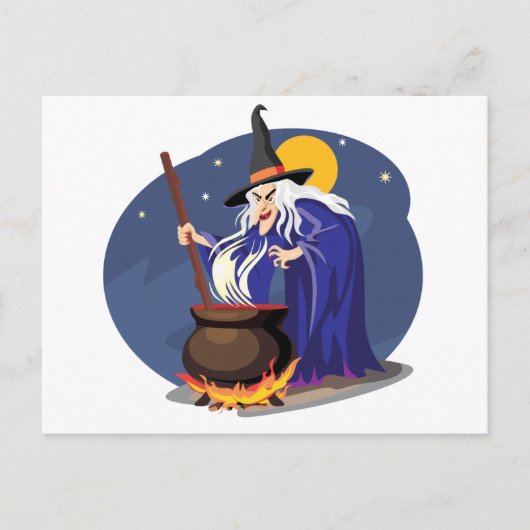 Witches Brew Halloween Briefkaart (Voorkant)