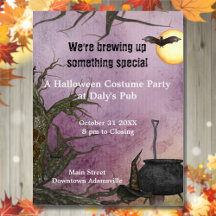 Witches Brew Halloween Flyer