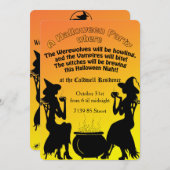 Witches Brew Halloween Kaart (Voorkant / Achterkant)