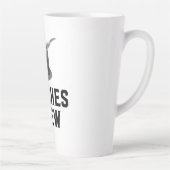 Witches Brew | Happy Halloween | Witte Pet Latte Mok (Rechts)