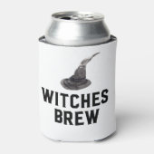 Witches Brew | Het Pet van de Halloween heks Blikjeskoeler (Blikje Voorkant)
