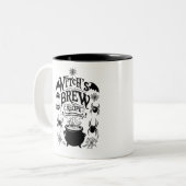Witches Brew Recept Tweekleurige Koffiemok (Voorkant links)