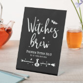 Witches Brew Reclamebord Met Voetstuk (Insitu)