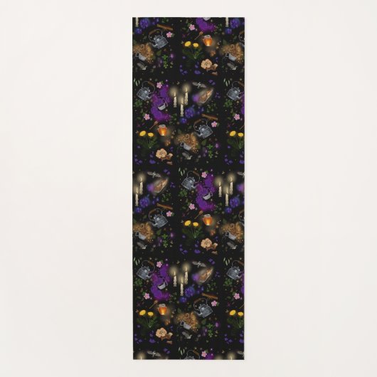 Witches Brew Tea en Cottcore Pattern Yogamat (Voorkant)