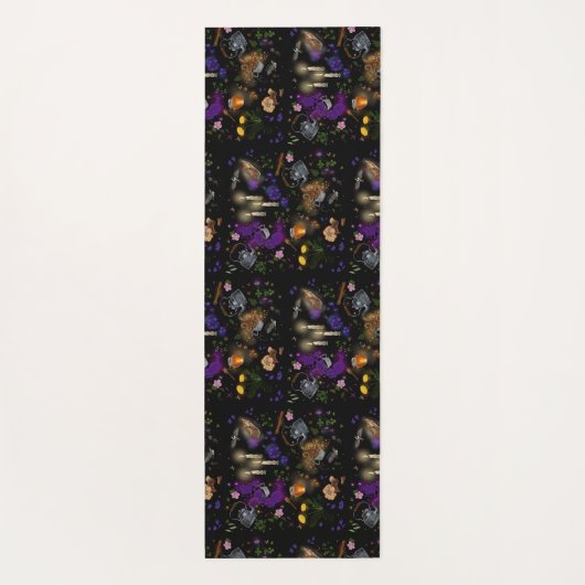 Witches Brew Tea en Cottcore Pattern Yogamat (Achterkant)